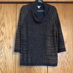 Cj banks cowl neck sweater